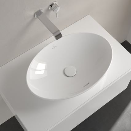 Villeroy & Boch 4A470001 - Lavabo da appoggio LOOP&FRIENDS 56x38 cm ceramica/bianco