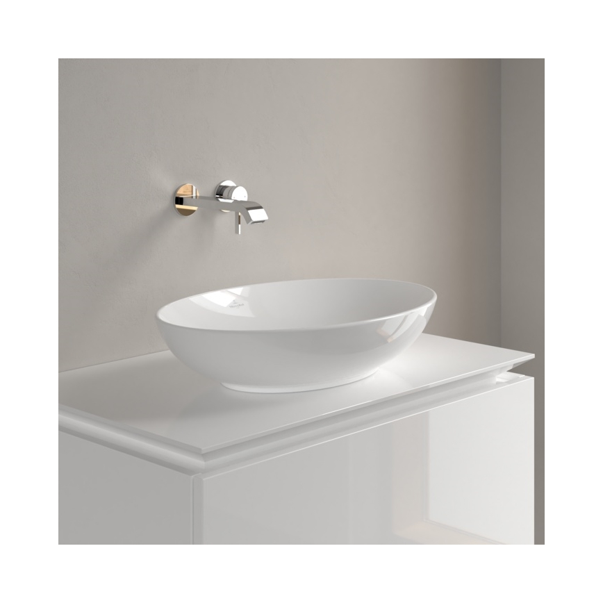 Villeroy & Boch 4A4700R1 - Lavabo da appoggio LOOP&FRIENDS 56x38 cm ceramica/bianco