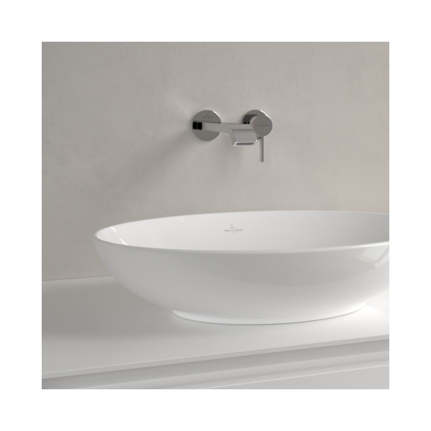 Villeroy & Boch 4A4700R1 - Lavabo da appoggio LOOP&FRIENDS 56x38 cm ceramica/bianco
