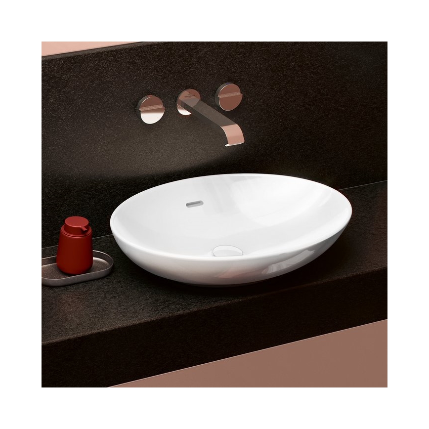Villeroy & Boch 4A4700R1 - Lavabo da appoggio LOOP&FRIENDS 56x38 cm ceramica/bianco