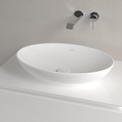 Villeroy & Boch 4A470101 - Lavabo da appoggio LOOP&FRIENDS 56x38 cm ceramica/bianco