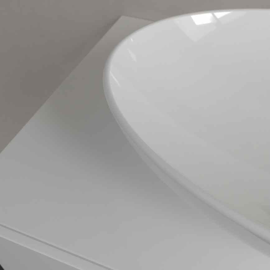 Villeroy & Boch 4A4701R1 - Lavabo da appoggio LOOP&FRIENDS 56 x 38 cm ceramica/bianco