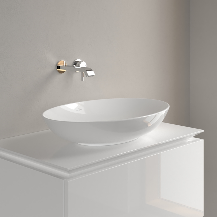 Villeroy & Boch 4A480001 - Lavabo da appoggio LOOP&FRIENDS 62x42 cm ceramica/bianco
