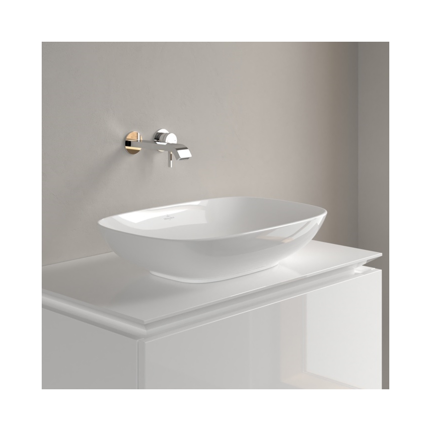 Villeroy & Boch 4A490001 - Lavabo da appoggio LOOP&FRIENDS 56x38 cm in ceramica/bianco