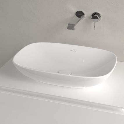 Villeroy & Boch 4A490001 - Lavabo da appoggio LOOP&FRIENDS 56x38 cm in ceramica/bianco