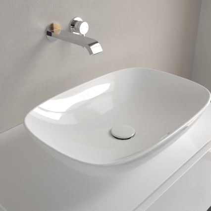 Villeroy & Boch 4A490001 - Lavabo da appoggio LOOP&FRIENDS 56x38 cm in ceramica/bianco