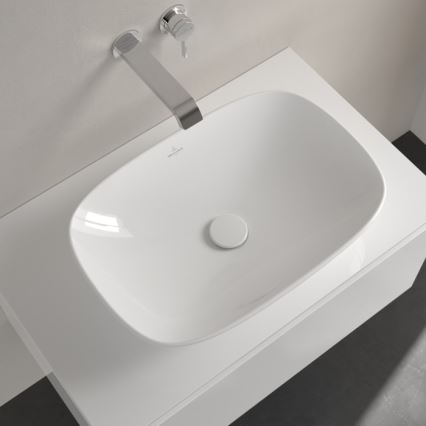 Villeroy & Boch 4A490101 - Lavabo da appoggio LOOP&FRIENDS 56x38 cm ceramica/bianco