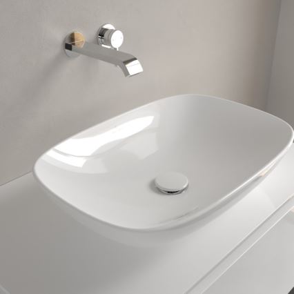 Villeroy & Boch 4A490101 - Lavabo da appoggio LOOP&FRIENDS 56x38 cm ceramica/bianco