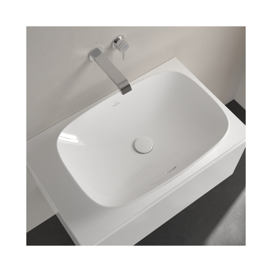 Villeroy & Boch 4A500001 - Lavabo da appoggio LOOP&FRIENDS 62x42 cm ceramica/bianco