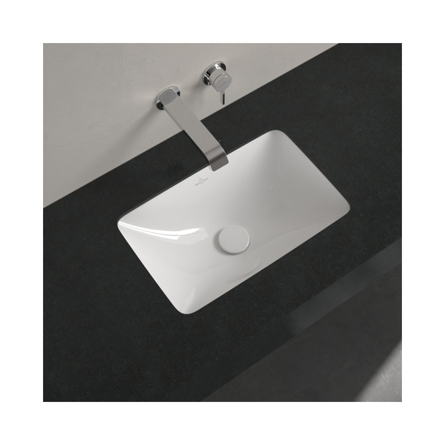 Villeroy & Boch 4A560101 - Lavabo da incasso LOOP&FRIENDS 45x28 cm ceramica/bianco