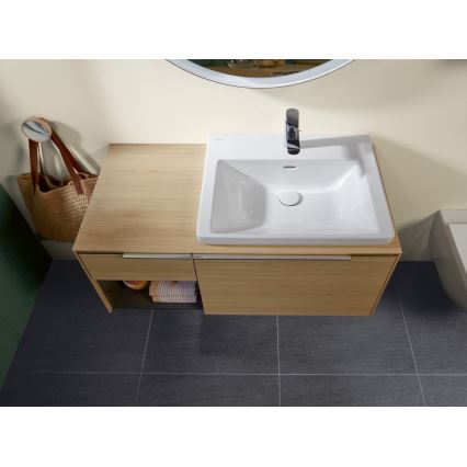 Villeroy & Boch 4A706001 - Lavabo sospeso SUBWAY 3.0 60x47 cm ceramica/bianco