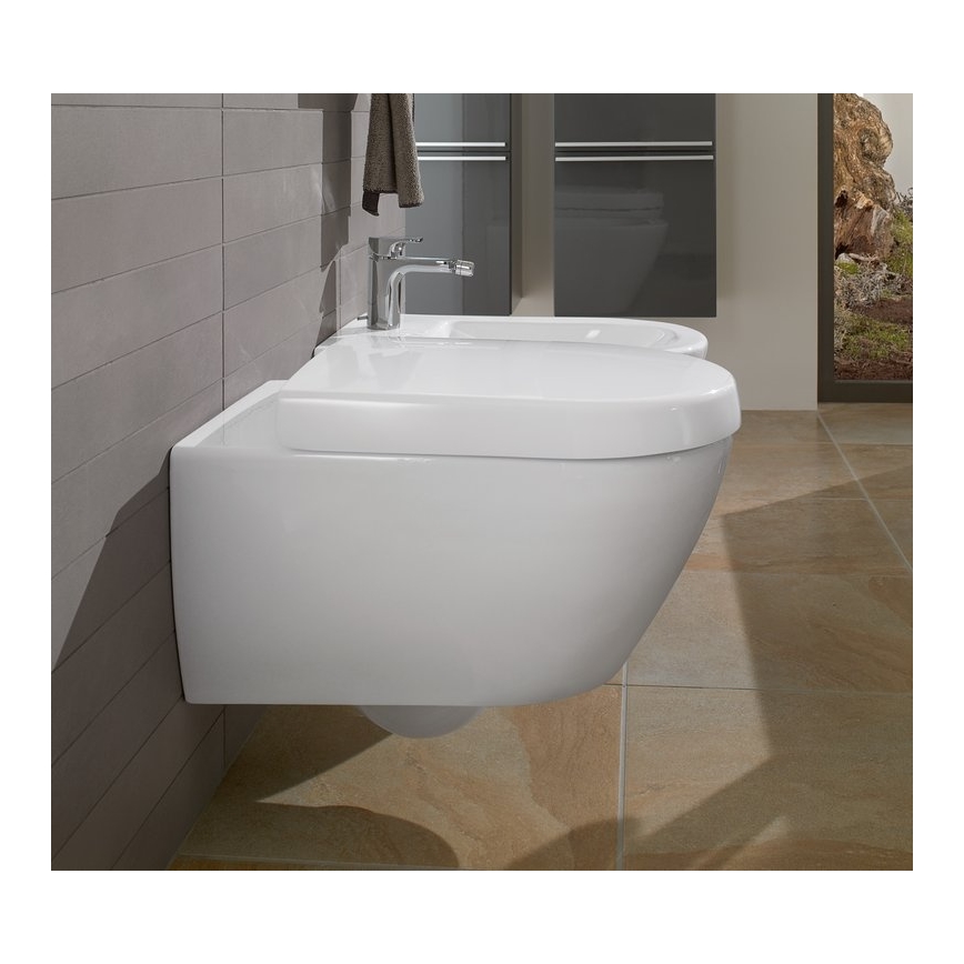 Villeroy & Boch 54000001 - Bidet sospeso SUBWAY 2.0 37x56 cm ceramica/bianco