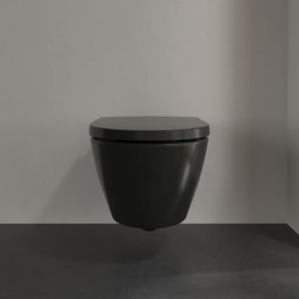 Villeroy & Boch 5614R0R7 - WC sospeso SUBWAY ceramica/nera