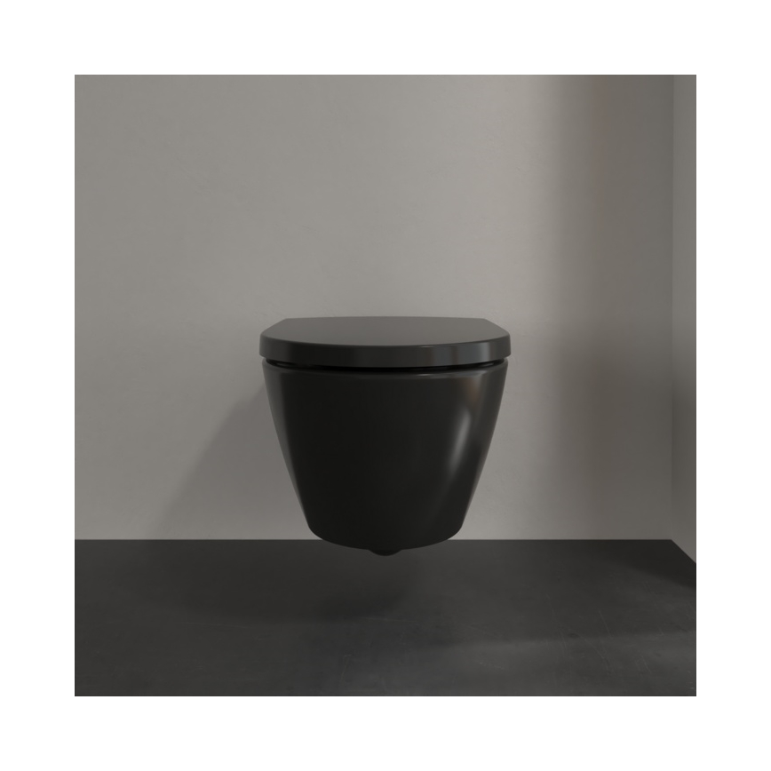 Villeroy & Boch 5614R0R7 - WC sospeso SUBWAY ceramica/nera