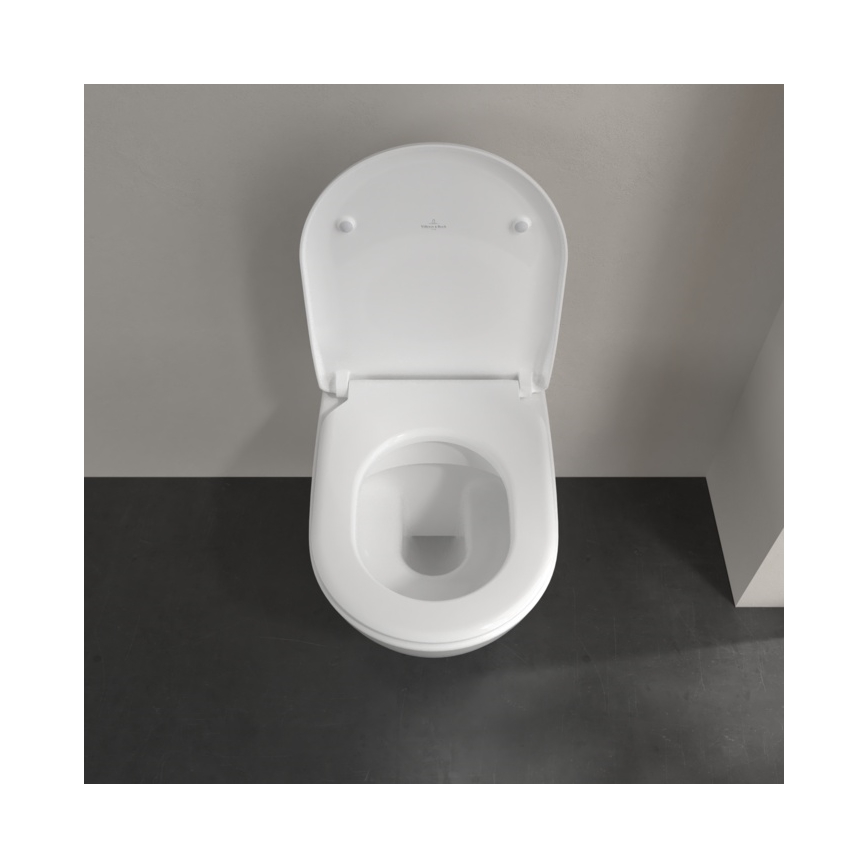 Villeroy & Boch 5614R2R1 - WC sospeso con sedile SoftClose SUBWAY 2.0 ceramica/bianco