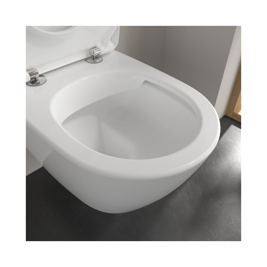 Villeroy & Boch 5614R2R1 - WC sospeso con sedile SoftClose SUBWAY 2.0 ceramica/bianco