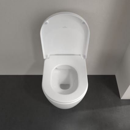 Villeroy & Boch 5656HRR1 - WC sospeso con sedile SoftClose AVENTO, ceramica/bianco