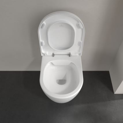 Villeroy & Boch 5656HRR1 - WC sospeso con sedile SoftClose AVENTO, ceramica/bianco