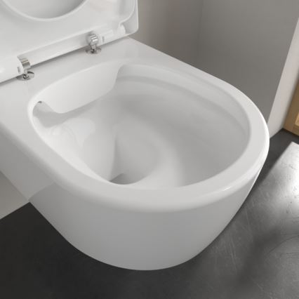 Villeroy & Boch 5656HRR1 - WC sospeso con sedile SoftClose AVENTO, ceramica/bianco