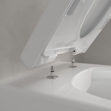 Villeroy & Boch 5656HRR1 - WC sospeso con sedile SoftClose AVENTO, ceramica/bianco