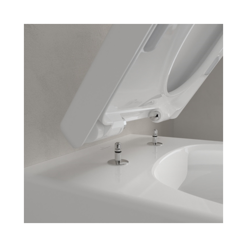 Villeroy & Boch 5656HRR1 - WC sospeso con sedile SoftClose AVENTO, ceramica/bianco