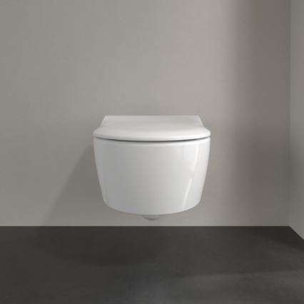 Villeroy & Boch 5656RS01 - Vaso sospeso con sedile SoftClose AVENTO, in ceramica, bianco