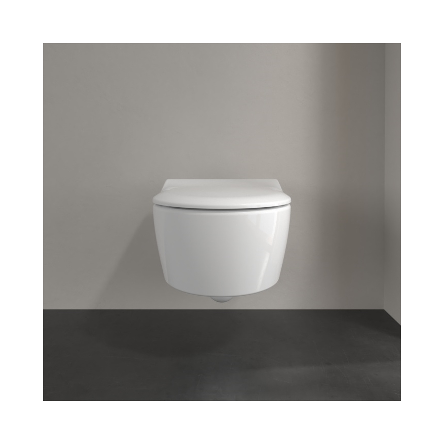Villeroy & Boch 5656RS01 - Vaso sospeso con sedile SoftClose AVENTO, in ceramica, bianco