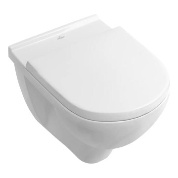 Villeroy & Boch 5660H101 - WC sospeso con sedile O.NOVO, ceramica/bianco
