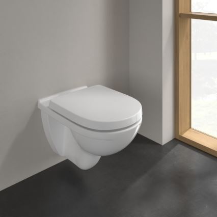 Villeroy & Boch 5660H101 - WC sospeso con sedile O.NOVO, ceramica/bianco