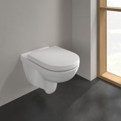 Villeroy & Boch 5660HR01 - WC sospeso con sedile SoftClose O.NOVO, ceramica/bianco