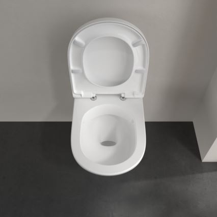Villeroy & Boch 5660HR01 - WC sospeso con sedile SoftClose O.NOVO, ceramica/bianco