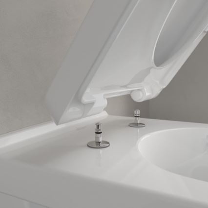 Villeroy & Boch 5660HR01 - WC sospeso con sedile SoftClose O.NOVO, ceramica/bianco