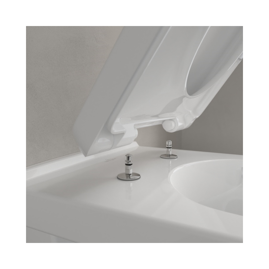Villeroy & Boch 5660HR01 - WC sospeso con sedile SoftClose O.NOVO, ceramica/bianco