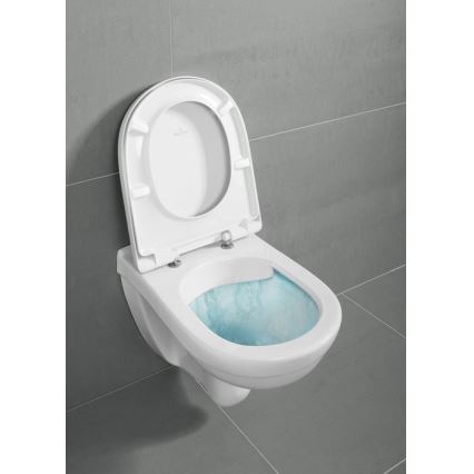 Villeroy & Boch 5660HR01 - WC sospeso con sedile SoftClose O.NOVO, ceramica/bianco
