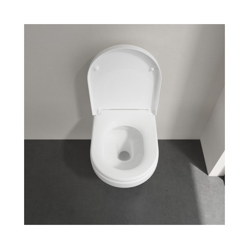 Villeroy & Boch 5684HR01 - WC sospeso con sedile SoftClose ARCHITECTURA in ceramica/bianco