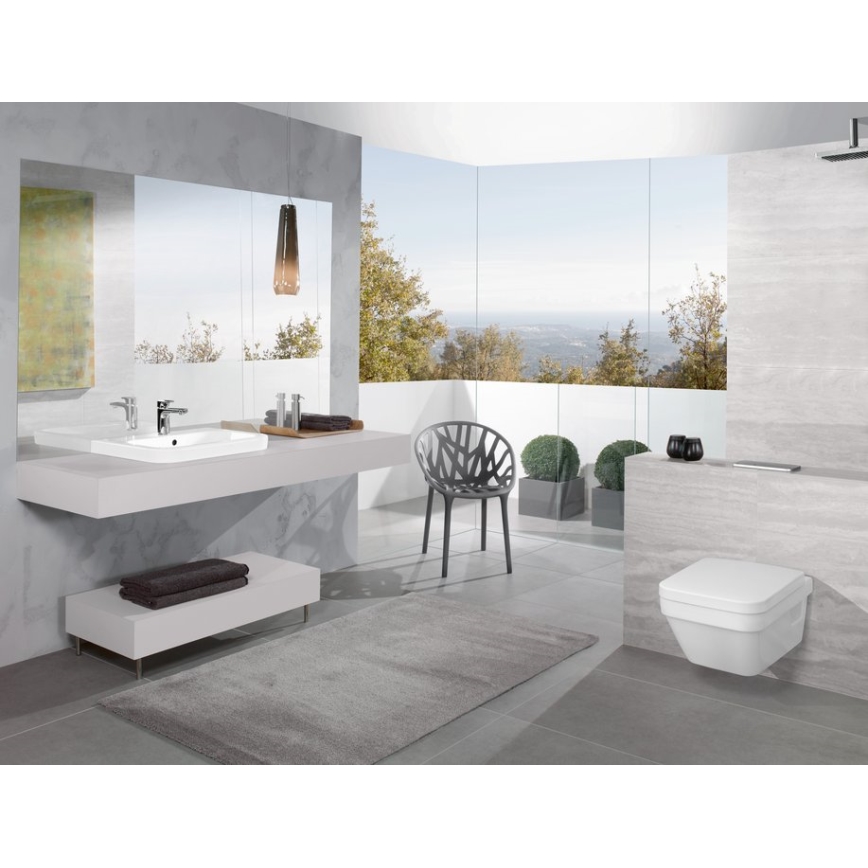Villeroy & Boch 5685HR01 - WC sospeso con sedile SoftClose ARCHITECTURA, ceramica/bianco