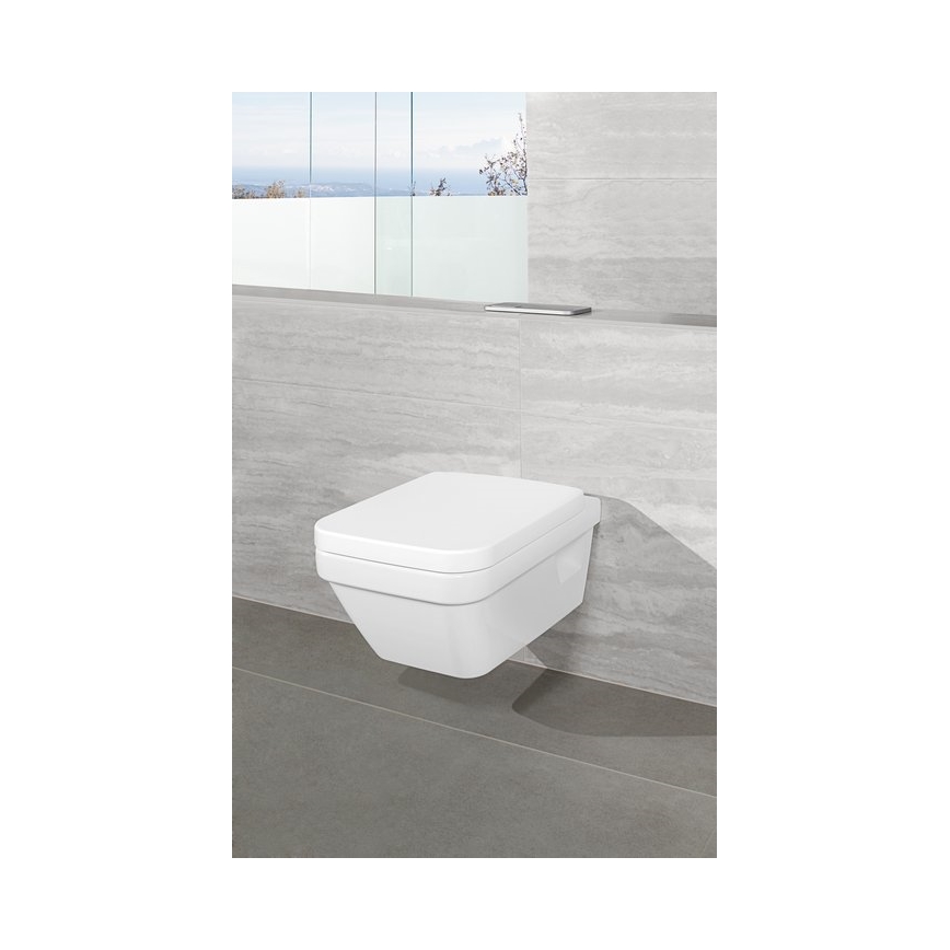 Villeroy & Boch 5685HR01 - WC sospeso con sedile SoftClose ARCHITECTURA, ceramica/bianco