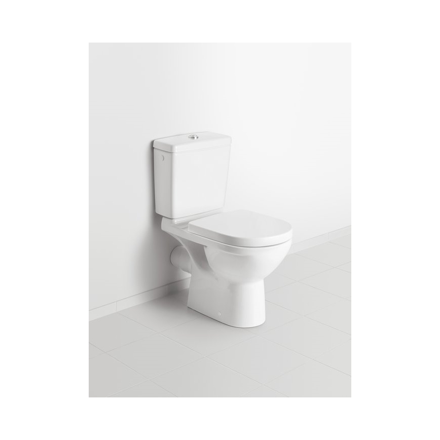 Villeroy & Boch 5760G101 - Cassetta di scarico combinata per WC O.NOVO attacco posteriore/laterale bianca