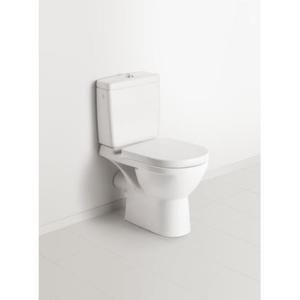 Villeroy & Boch 5788S101 - Cassetta di scarico per WC combinato O.NOVO, attacco posteriore/laterale, bianca