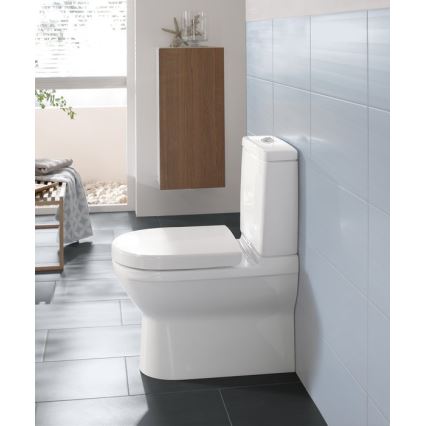 Villeroy & Boch 5788S101 - Cassetta di scarico per WC combinato O.NOVO, attacco posteriore/laterale, bianca