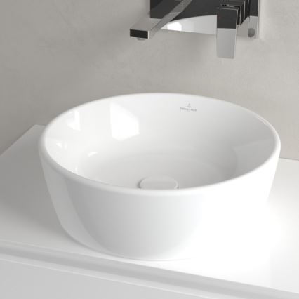Villeroy & Boch 5A254501 - Lavabo da appoggio ARCHITECTURA diametro 45 cm ceramica/bianco