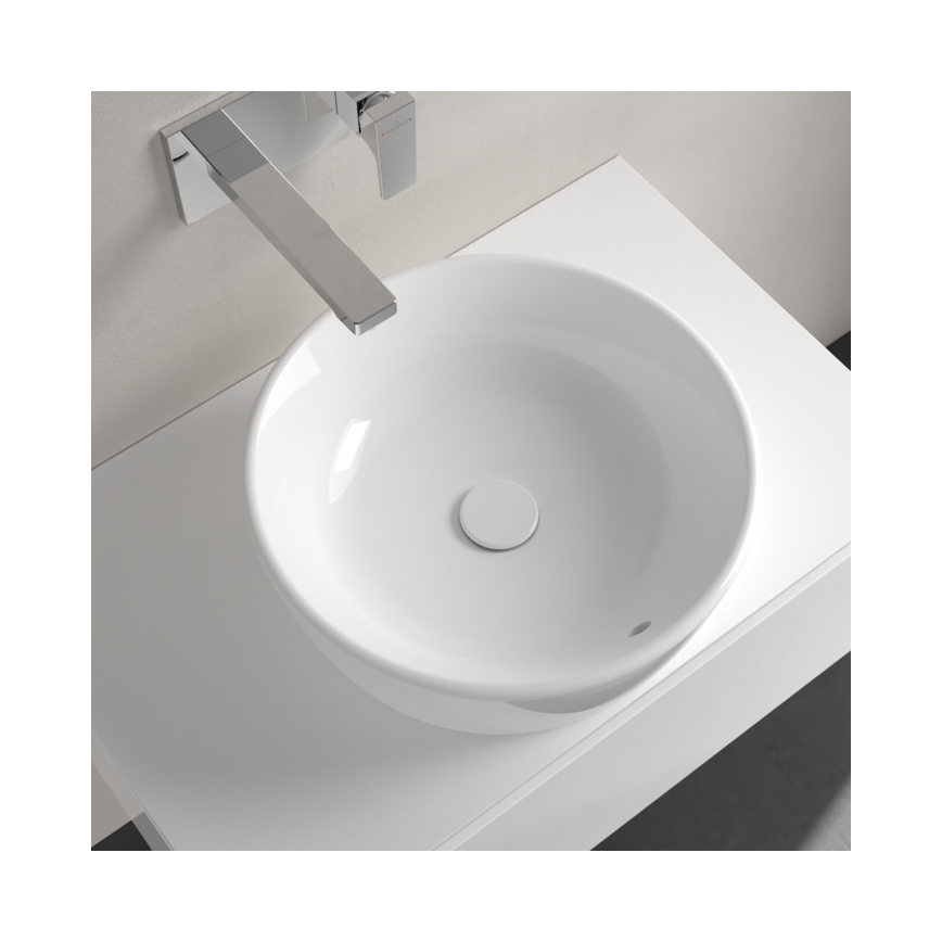 Villeroy & Boch 5A254501 - Lavabo da appoggio ARCHITECTURA diametro 45 cm ceramica/bianco