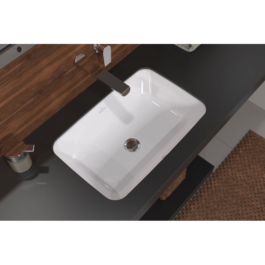 Villeroy & Boch 5A776001 - Lavabo da incasso ARCHITECTURA 57x37 ceramica/bianco
