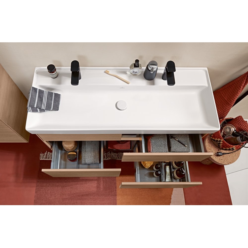 Villeroy & Boch 680800RW - Scarico per lavabo bianco/cromo lucido