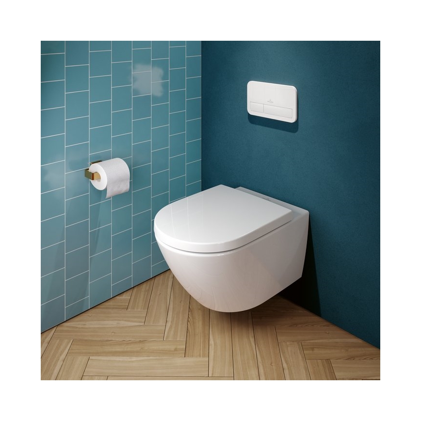 Villeroy & Boch 8M42S1T1 - Sedile per WC SoftClose SUBWAY 3.0 bianco