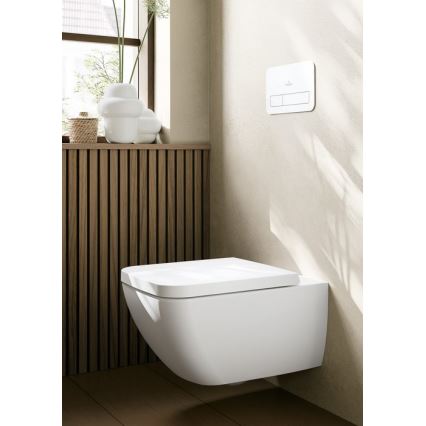Villeroy & Boch 922400RE - Pulsante di scarico VICONNECT, bianco lucido