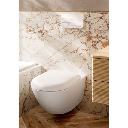 Villeroy & Boch 922400RE - Pulsante di scarico VICONNECT, bianco lucido