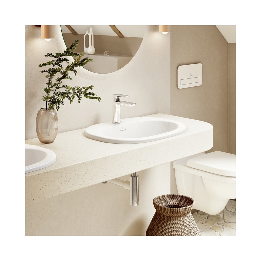 Villeroy & Boch 922400RE - Pulsante di scarico VICONNECT, bianco lucido