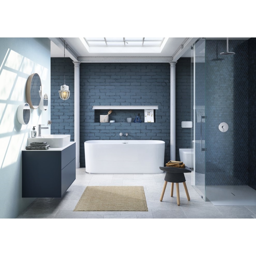 Villeroy & Boch 922400RE - Pulsante di scarico VICONNECT, bianco lucido
