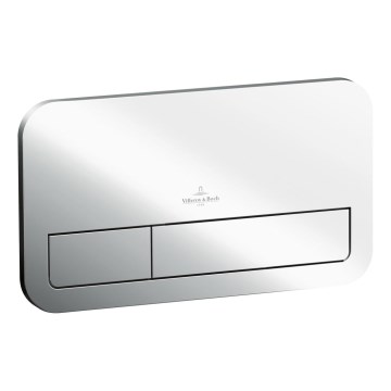 Villeroy & Boch 92249061 - Pulsante di scarico VICONNECT, finitura cromo lucido